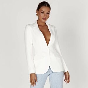 MESHKI - White Blazer